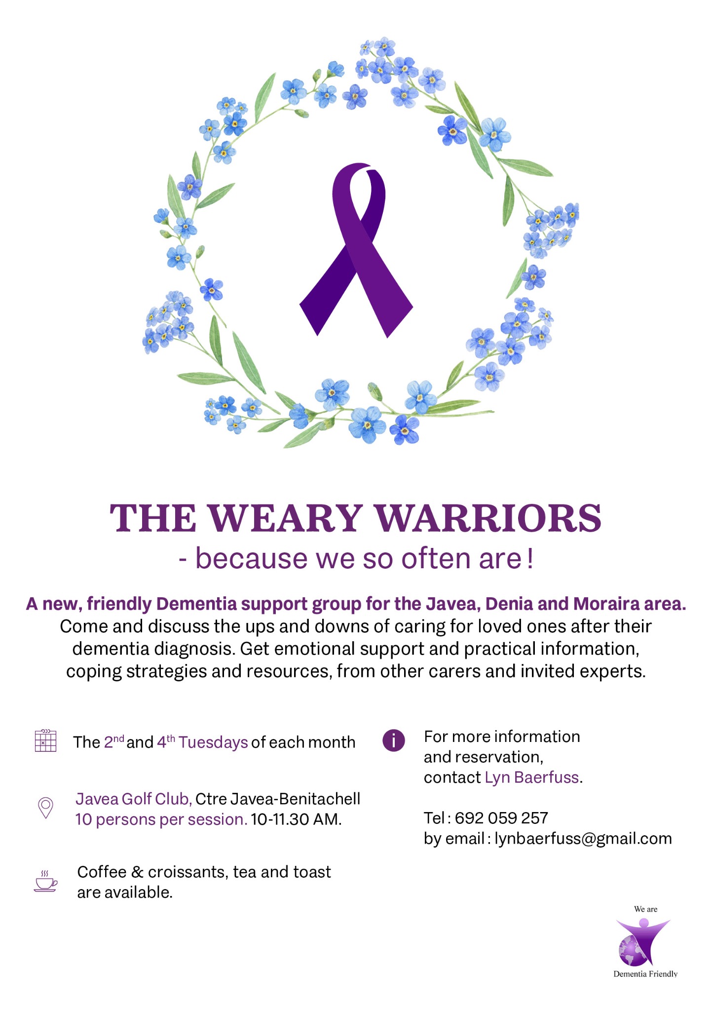Support Group – Dementia Carers