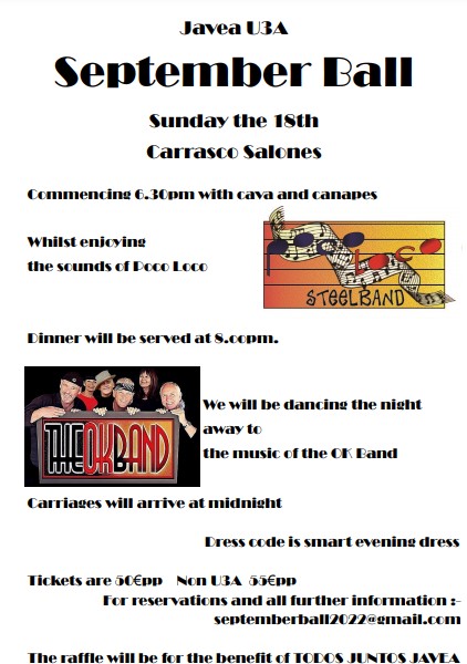 U3A September Ball